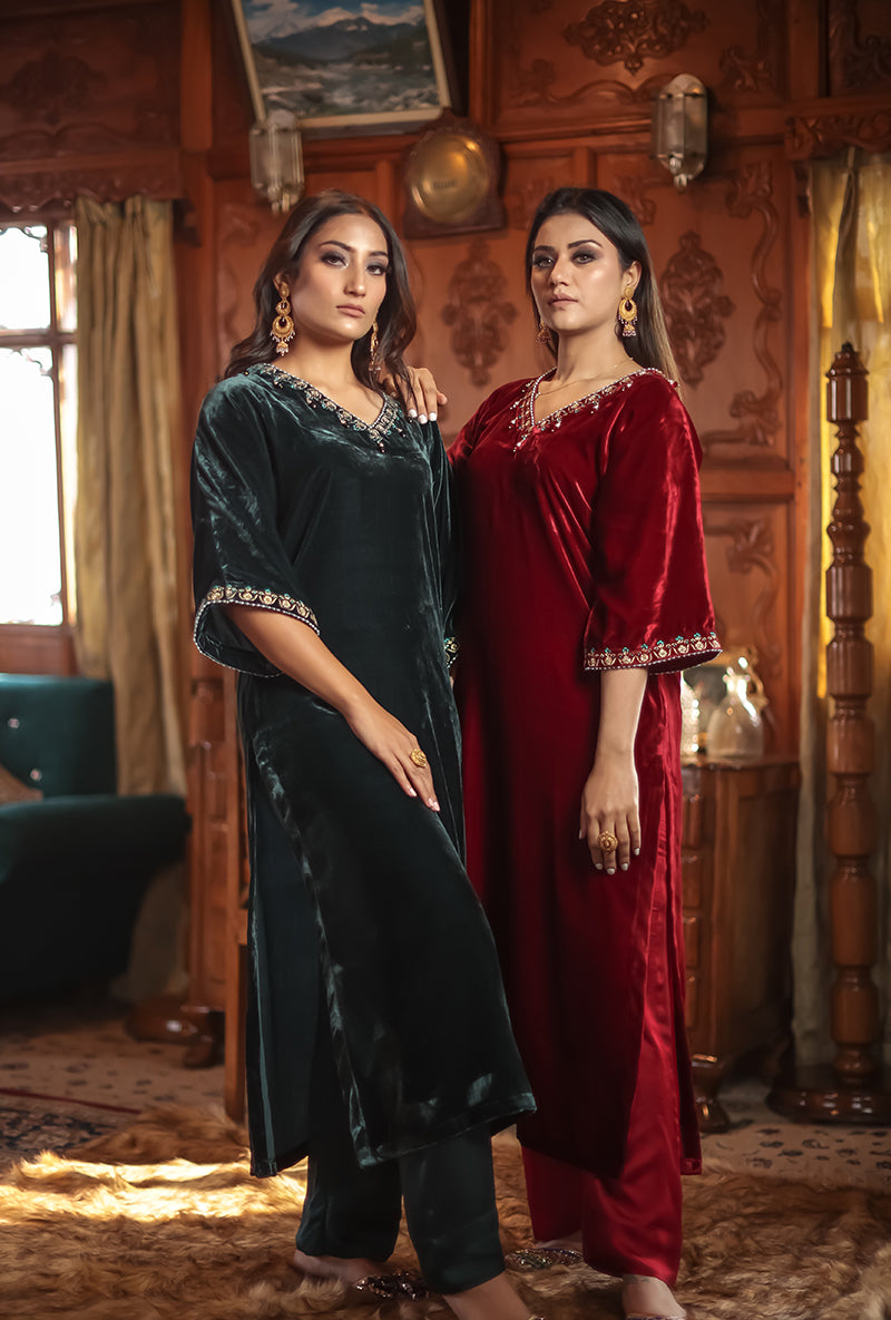 Kaftan velvet hot sale