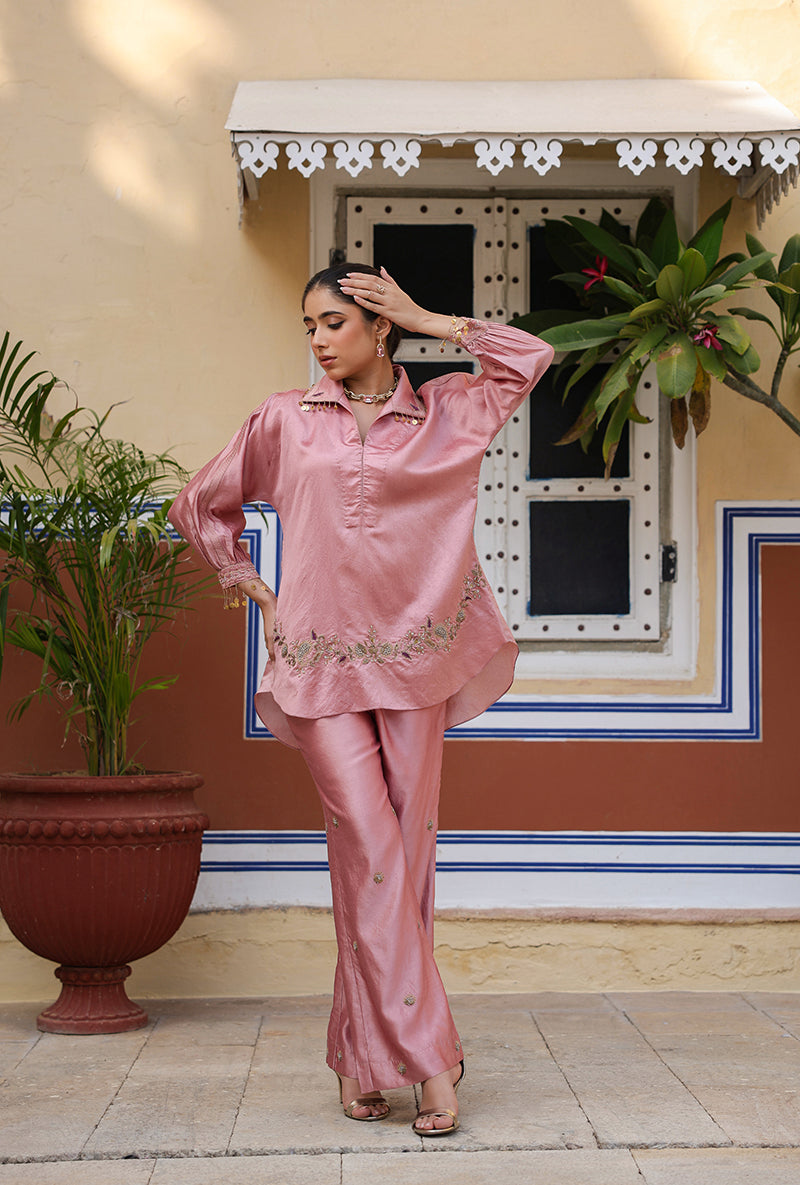 Light Pink Raag Co-ord Set