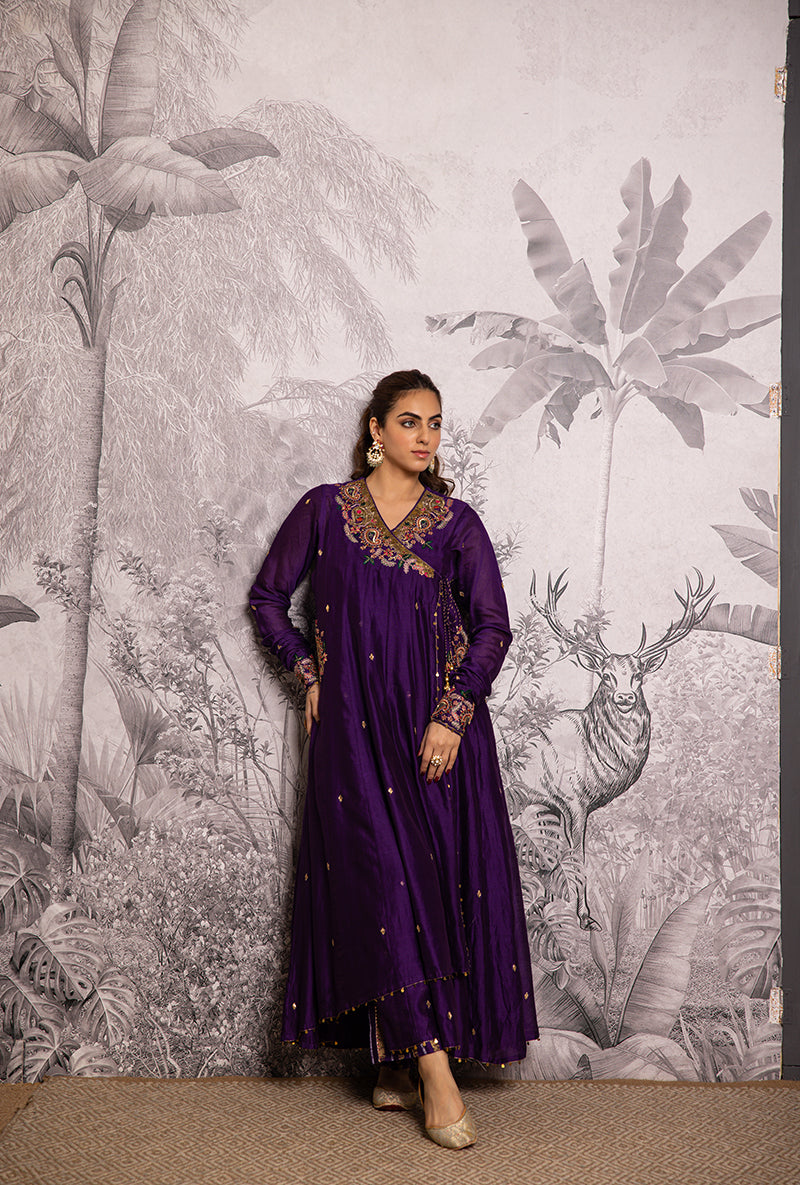 Angrakha anarkali hot sale suit