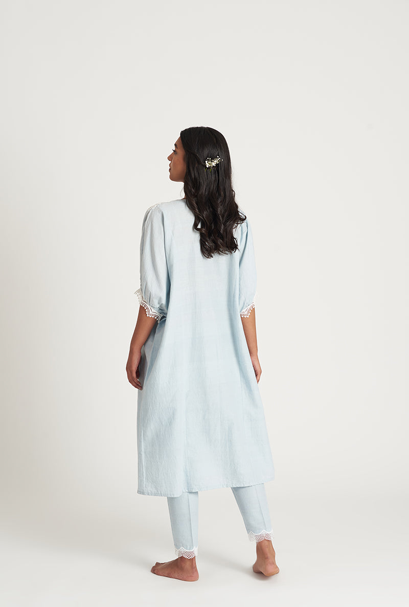 Sky Blue Nadia Laila 2.0 Kaaftan Kurta Set