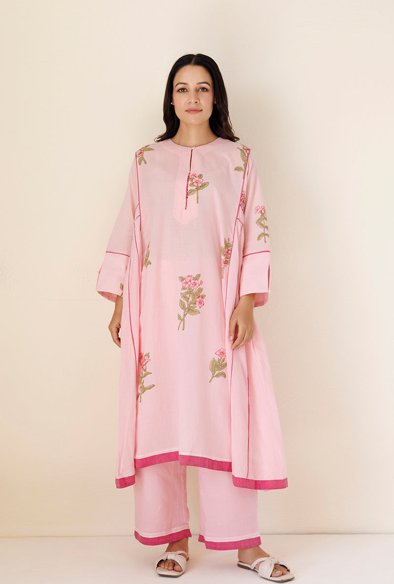 Pink Side Kali Blush Kurta Set