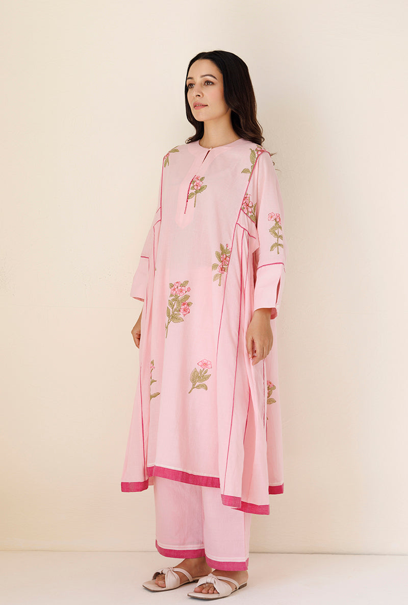 Pink Side Kali Blush Kurta Set