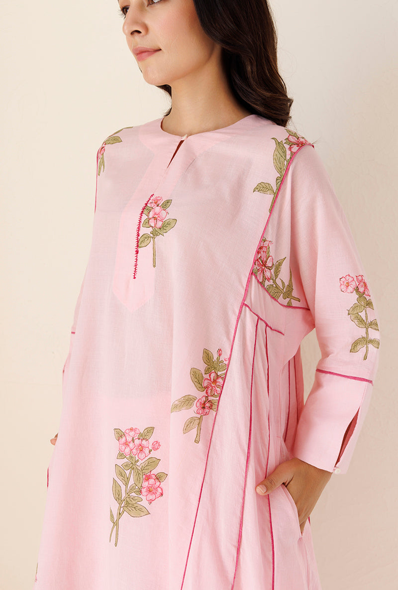 Pink Side Kali Blush Kurta Set