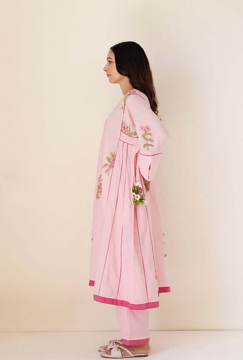 Pink Side Kali Blush Kurta Set