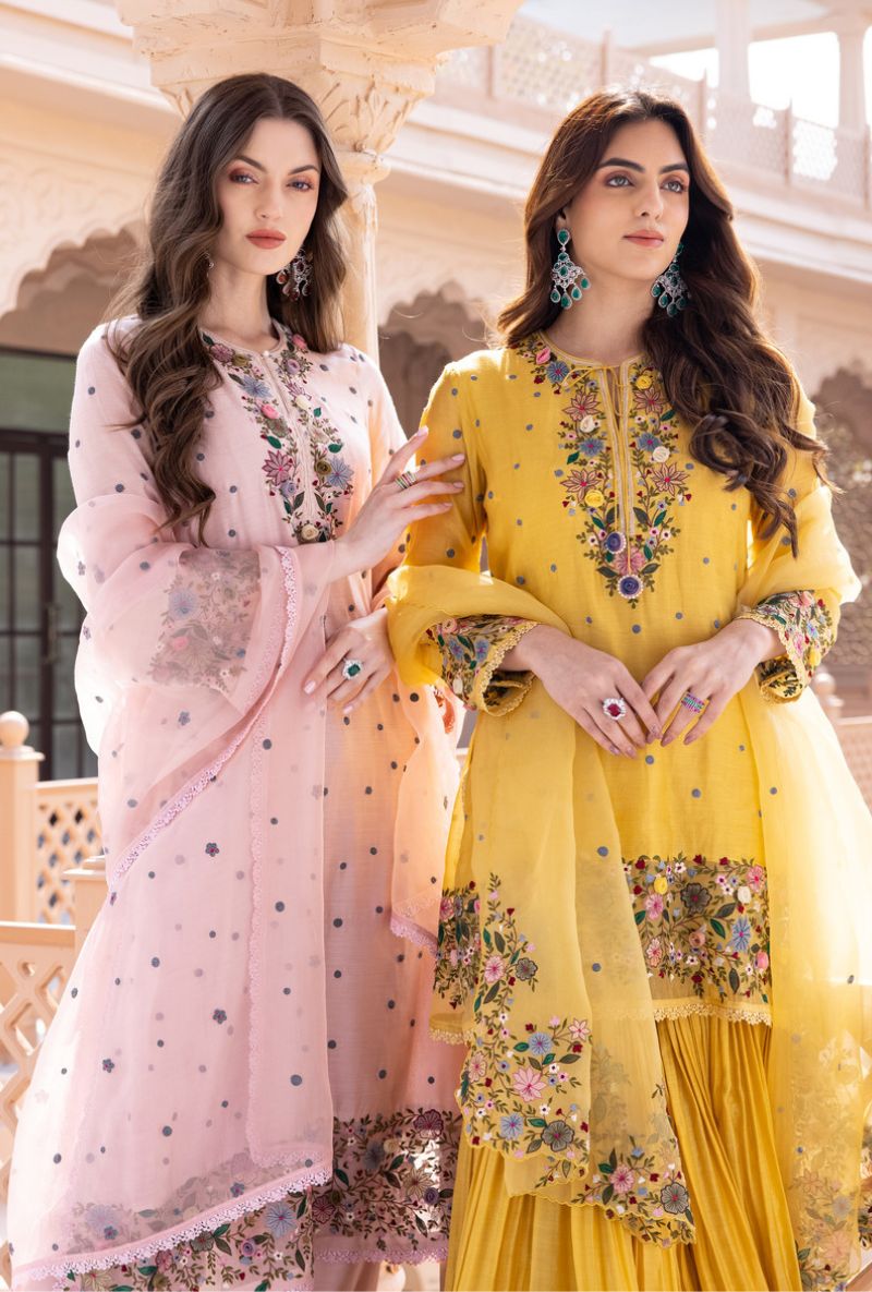 Pink Orchid Long Sahiba Kurta Set